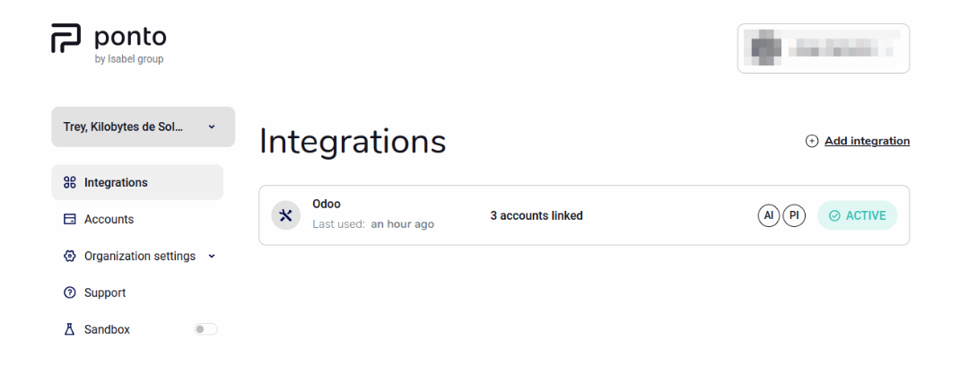 MyPonto Integrations